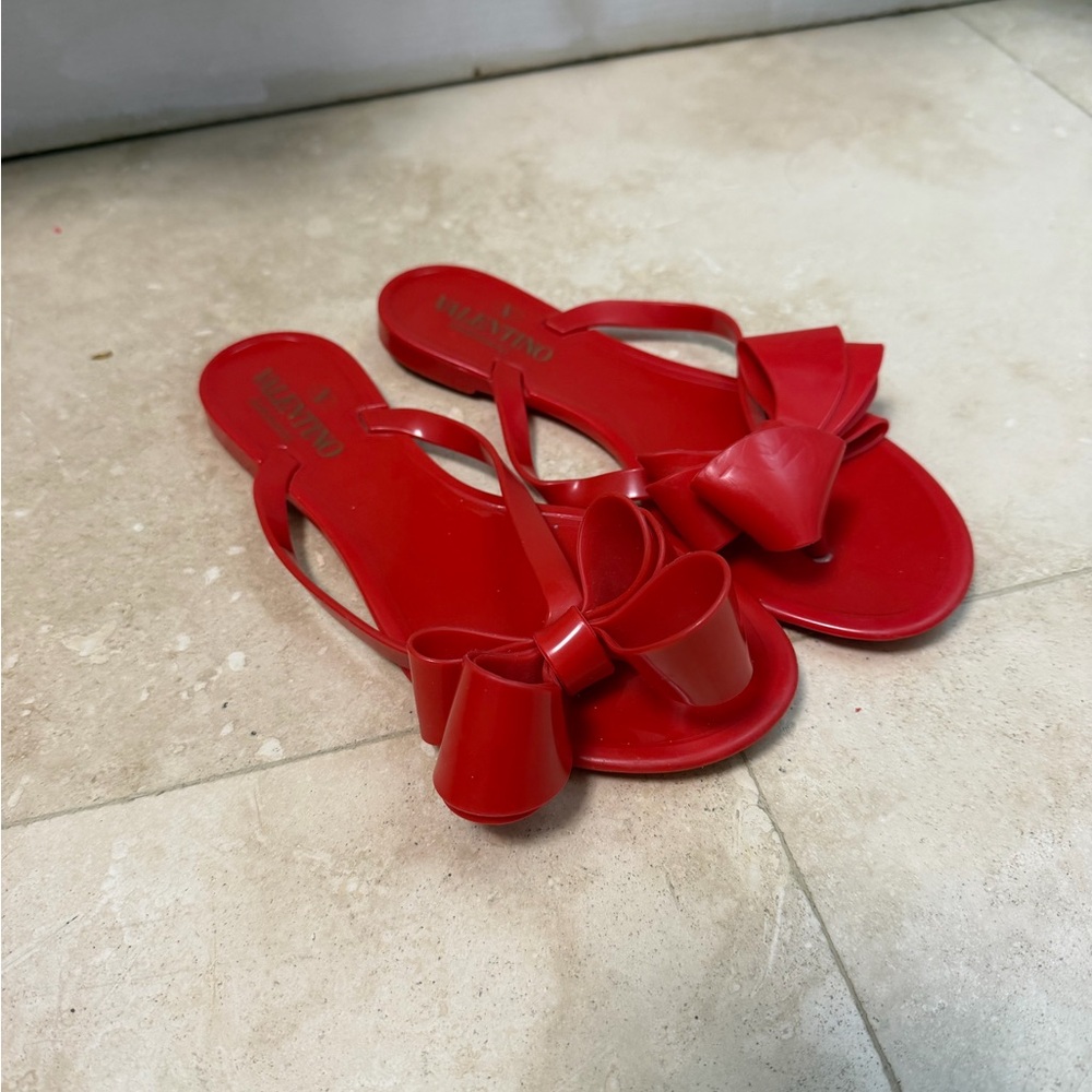 Valentino Women's Red Bow Sandals
